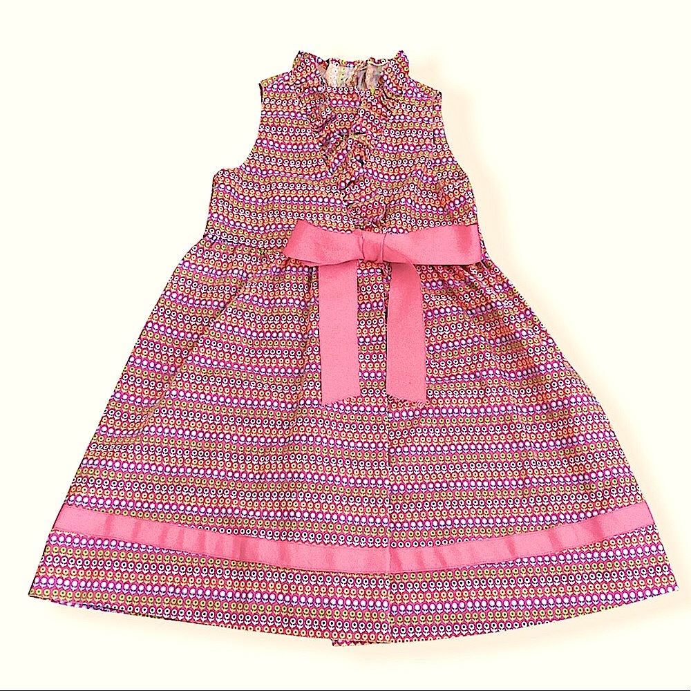 Classic Whimsy Ruffle Neck Dress Size 5t